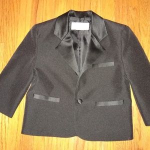 Black Polyester Suit Boy 2T